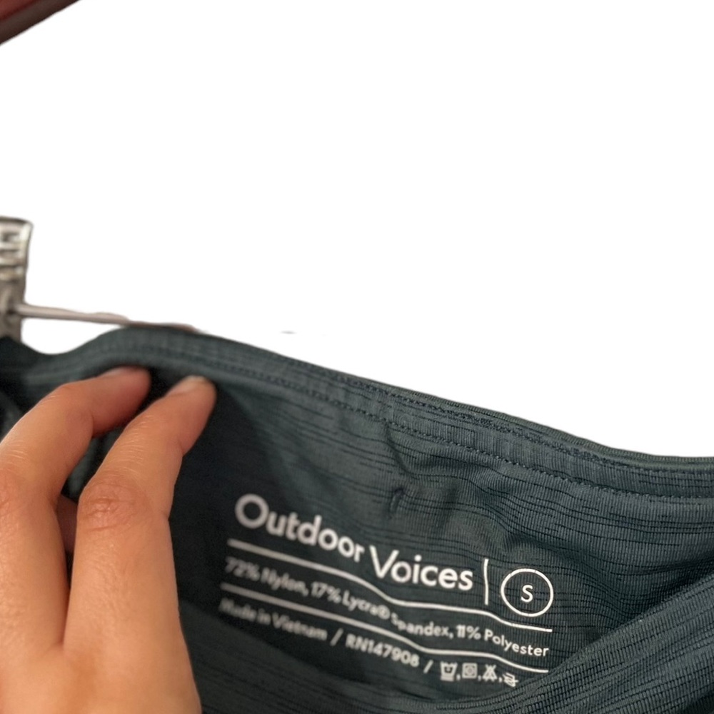 OUTDOOR VOICES Green Yoga Leggings - Picture 6 of 7